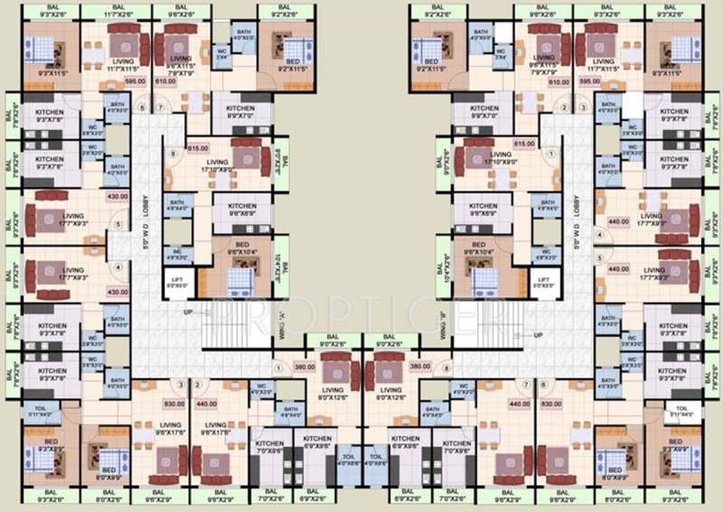 Images for Cluster Plan of Miyas Disha Apartment