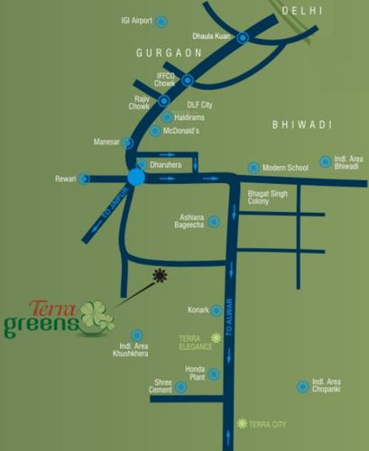  greens Images for Location Plan of Terra Greens