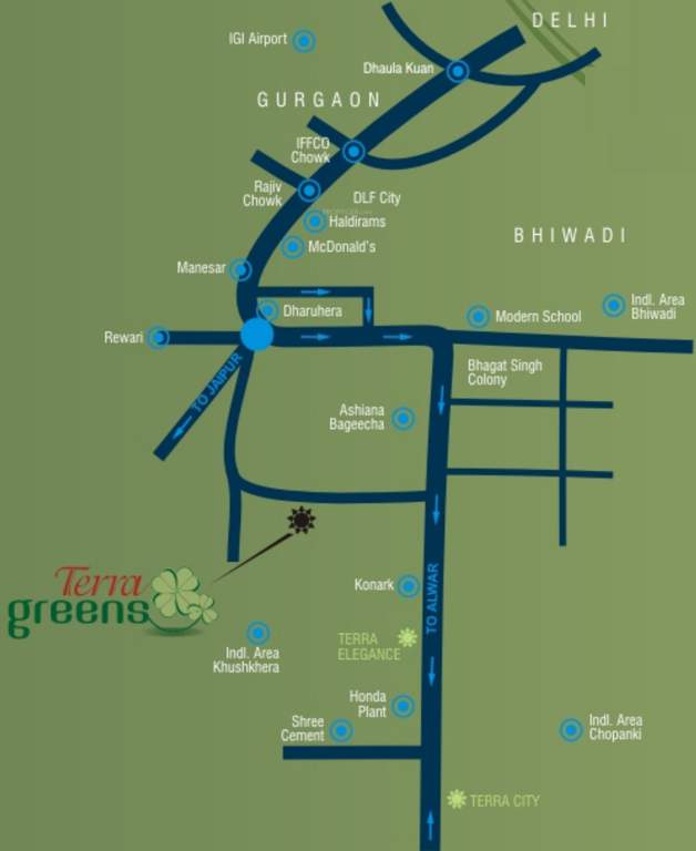 greens Images for Location Plan of Terra Greens