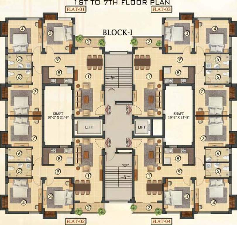 Images for Cluster Plan of Ganguly 4 Sight Grand Castle