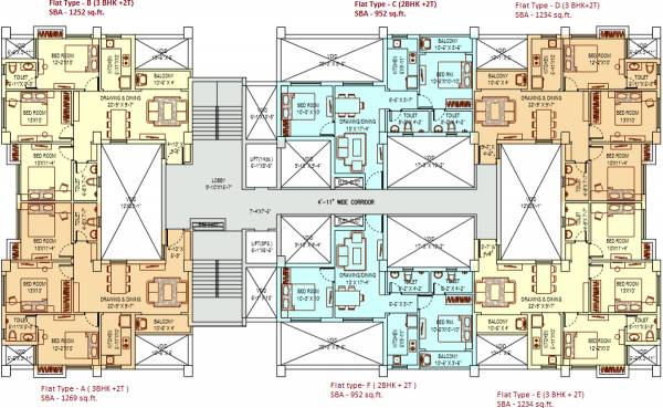 Images for Cluster Plan of Ganguly 4 Sight Grand Castle