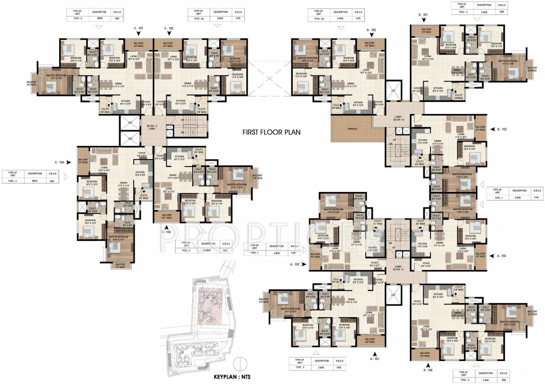 Images for Cluster Plan of Ajmera Stone Park