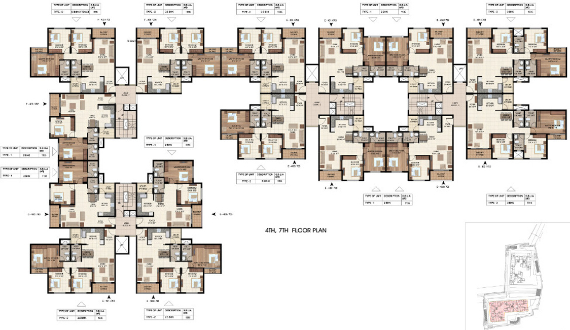 Images for Cluster Plan of Ajmera Stone Park