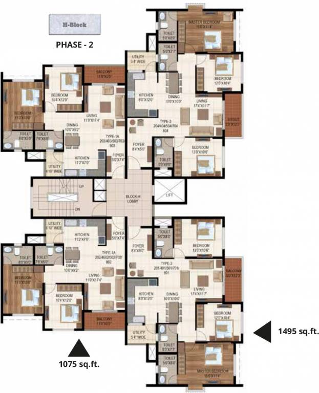 Images for Cluster Plan of Ajmera Stone Park