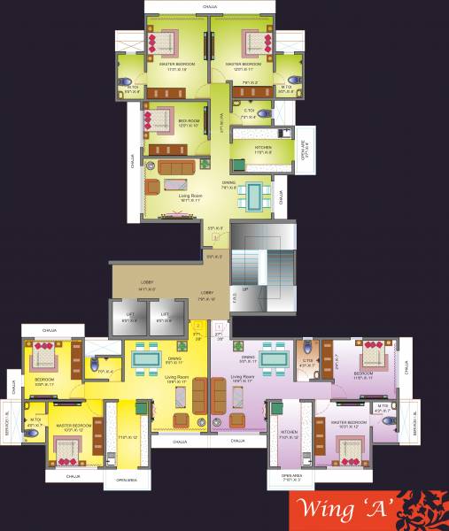 Images for Cluster Plan of Abhigna Avirahi Heights Images for Cluster Plan of Abhigna Avirahi Heights