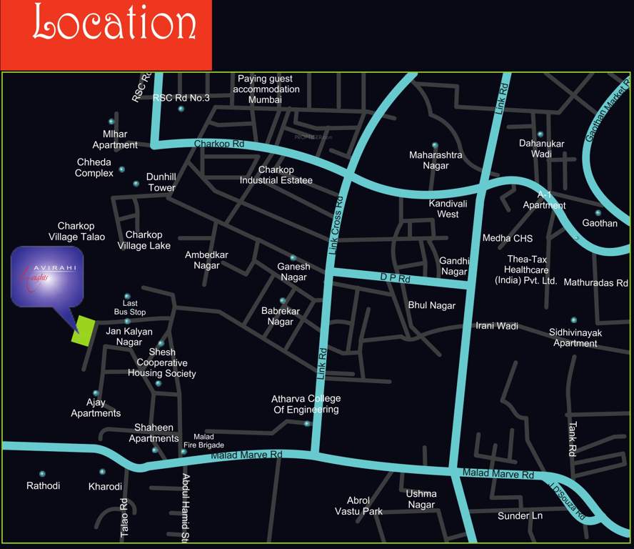 avirahi heights Images for Location Plan of Abhigna Avirahi Heights