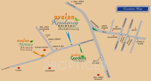 Location Plan avalon-group avalon-residency-phase-ii Location Plan