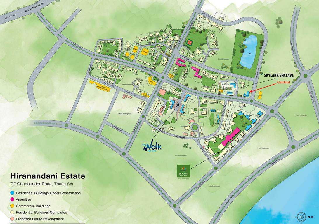  cardinal Images for Master Plan of Hiranandani Cardinal