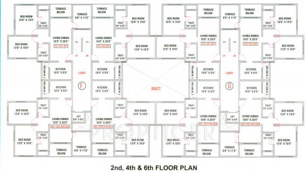 Images for Cluster Plan of Ramesh Builders Hermes Drome