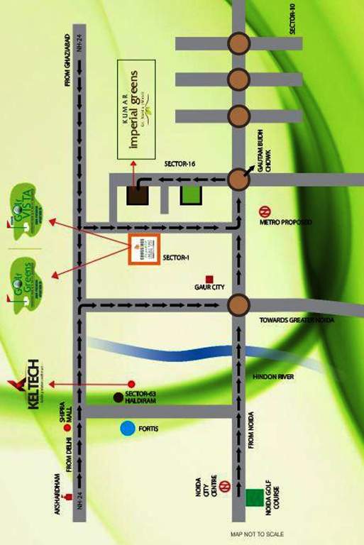 kumar imperial greens Images for Location Plan of Keltech Kumar Imperial Greens