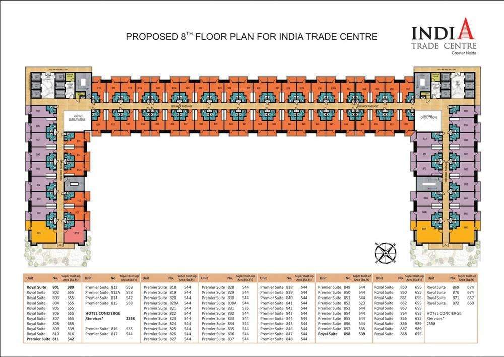  india trade centre Images for Cluster Plan of Omaxe India Trade Centre