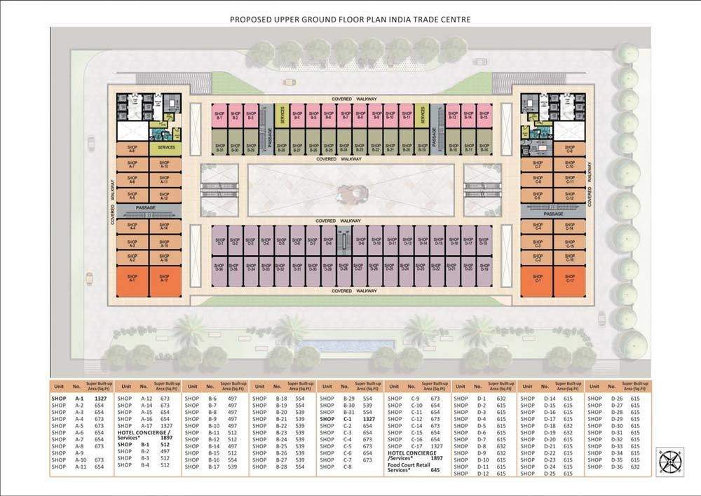  india trade centre Images for Cluster Plan of Omaxe India Trade Centre