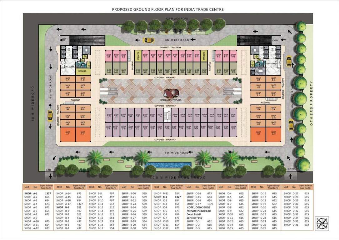  india trade centre Images for Cluster Plan of Omaxe India Trade Centre