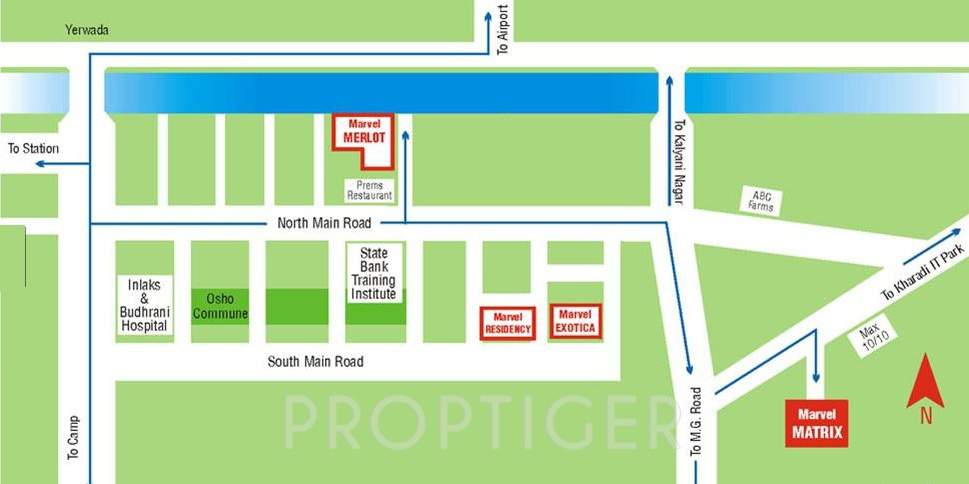  matrix Images for Location Plan of Marvel Realtors Matrix