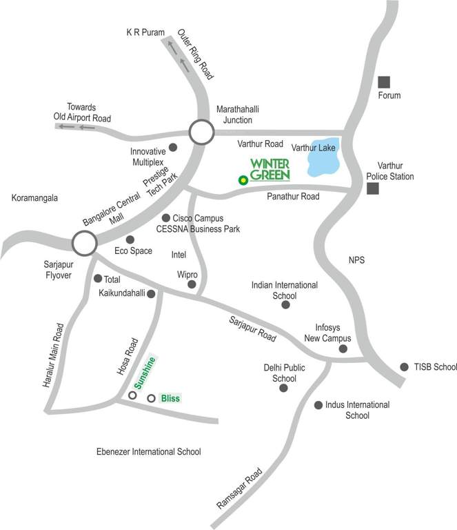  winter green Images for Location Plan of Samruddhi Winter Green