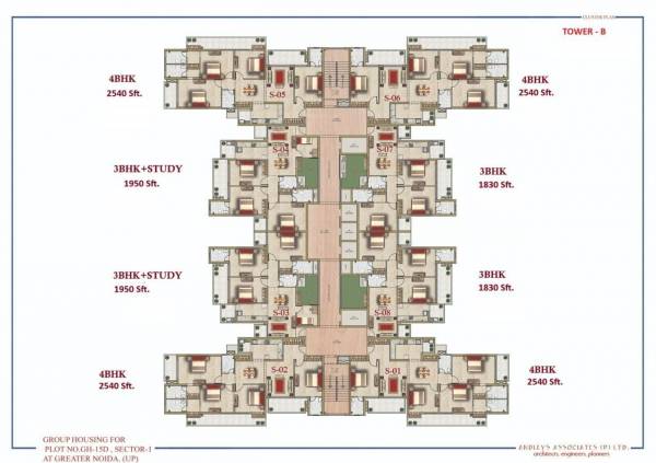 Tower A Cluster Plan valley Tower A Cluster Plan