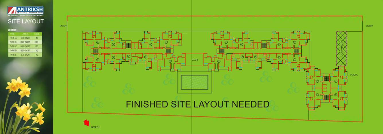 valley Images for Layout Plan of The Antriksh Valley