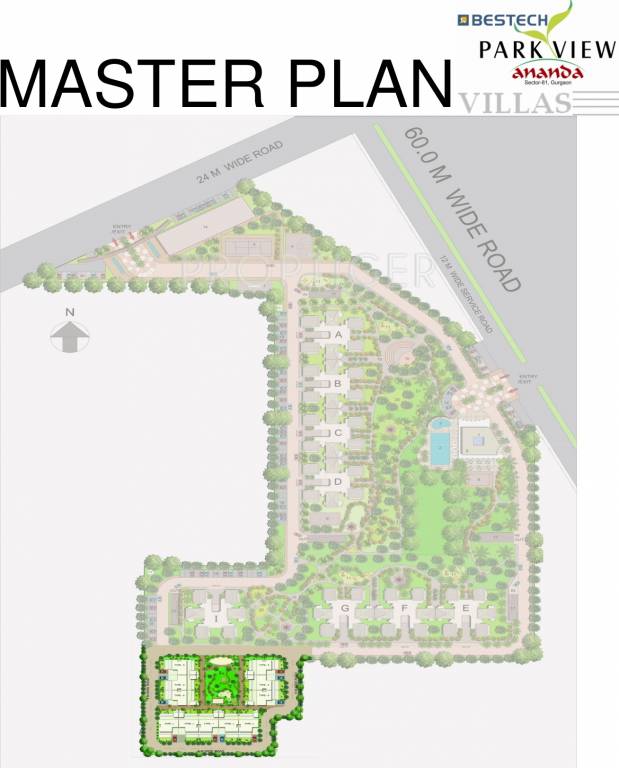 Images for Master Plan of Bestech Park View Ananda Villas