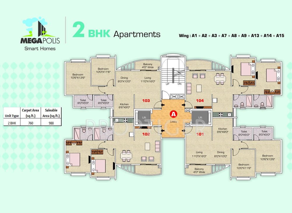 Images for Cluster Plan of Pegasus Megapolis Smart Homes 1