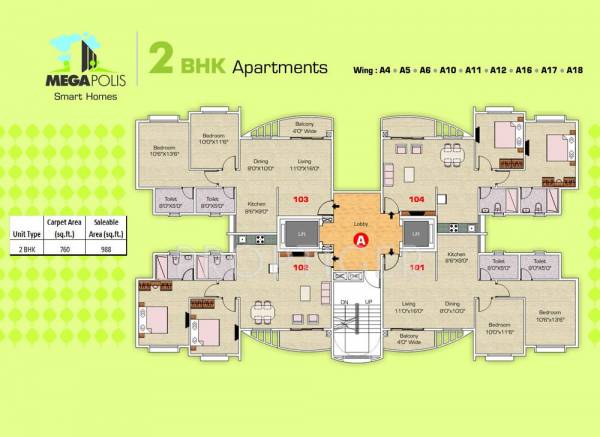 Images for Cluster Plan of Pegasus Megapolis Smart Homes 1
