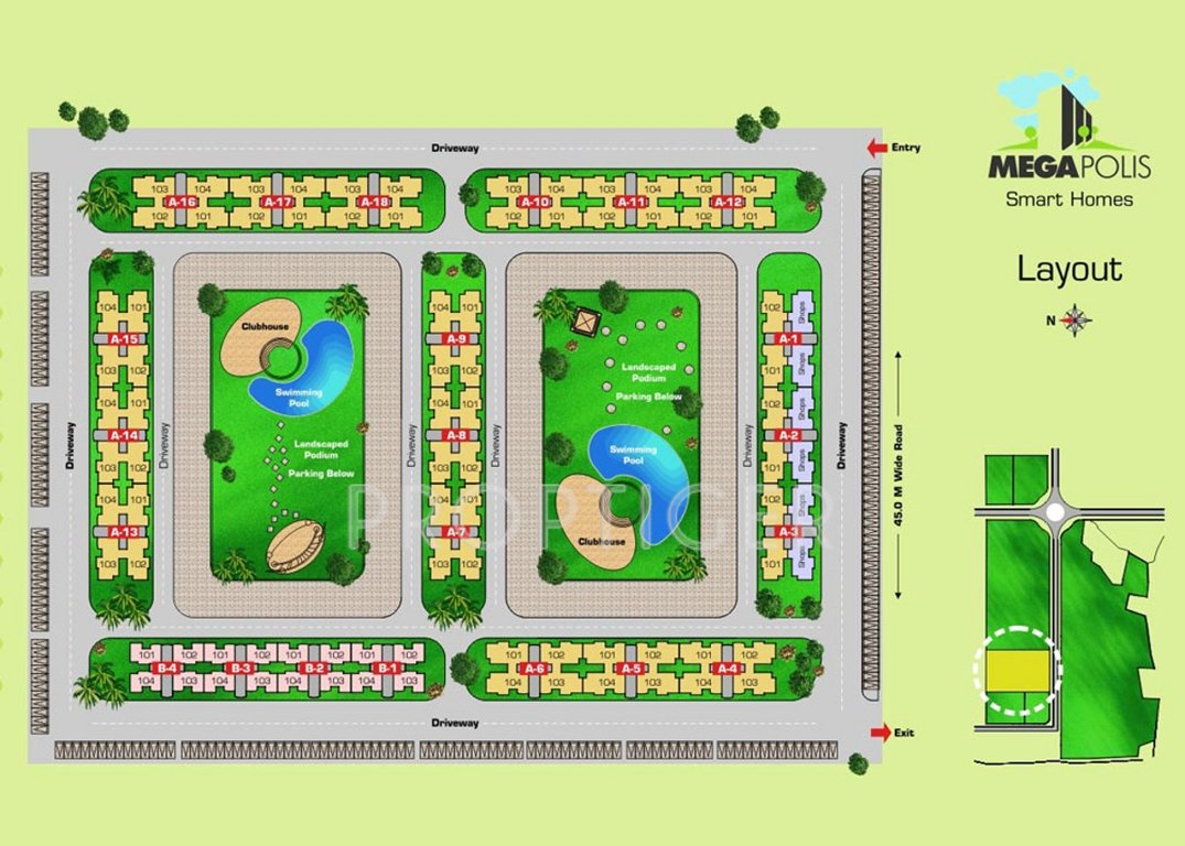 Images for Layout Plan of Pegasus Megapolis Smart Homes 1