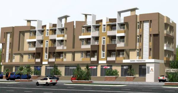 Elevation main of Saroj Paradise