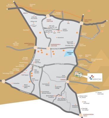  harmony Images for Location Plan of Saroj Harmony