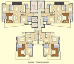  solitairian-city S3 Cluster Plan For Typical Floor Plan