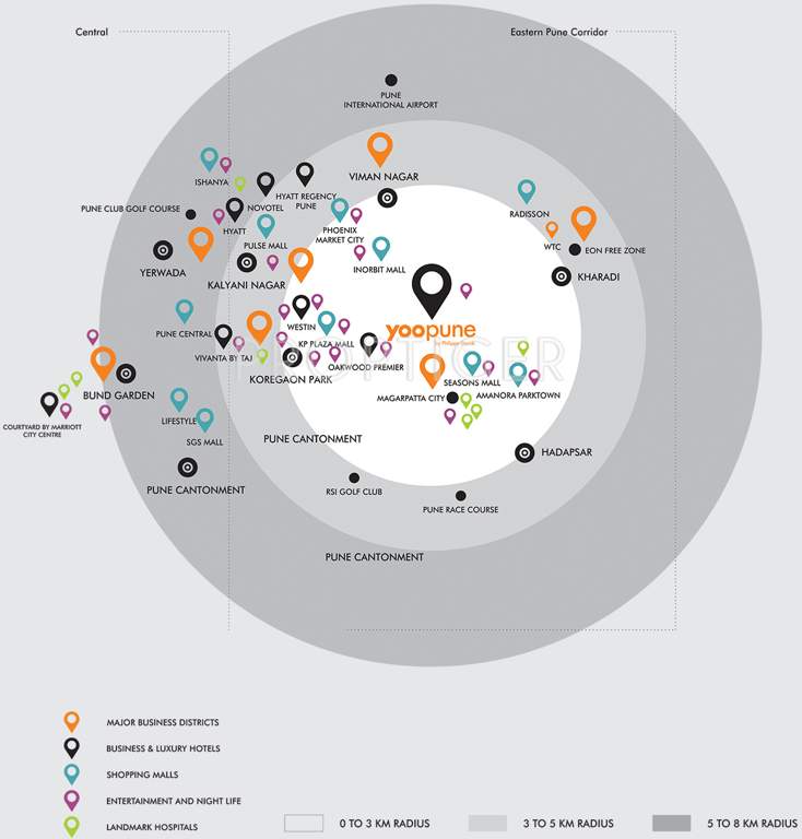  yoo pune Images for Location Plan of Panchshil Yoo Pune