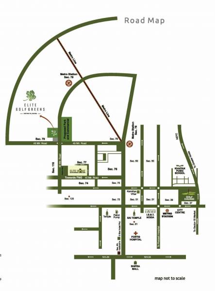 Location Plan elite-golf-green Location Plan
