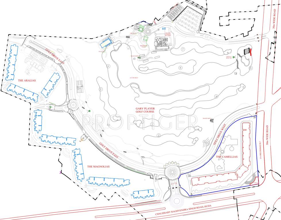 camellias Images for Master Plan of DLF Camellias