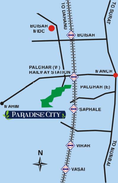  paradise-city Images for Location Plan of HDIL Paradise City