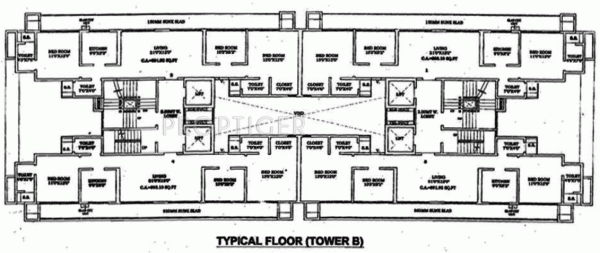 Tower B Cluster Plan astoria Tower B Cluster Plan