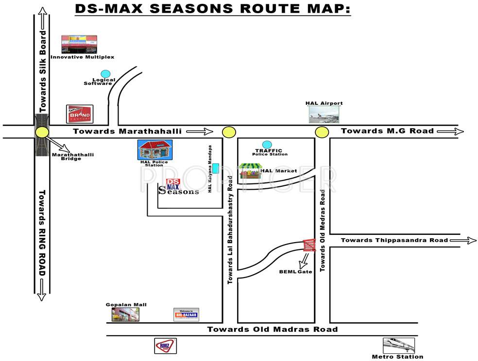 seasons Images for Location Plan of DS Seasons
