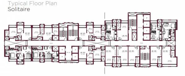  solitaire-studio-apartment Solitaire C Cluster Plan