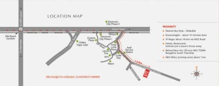 pristine Location Plan