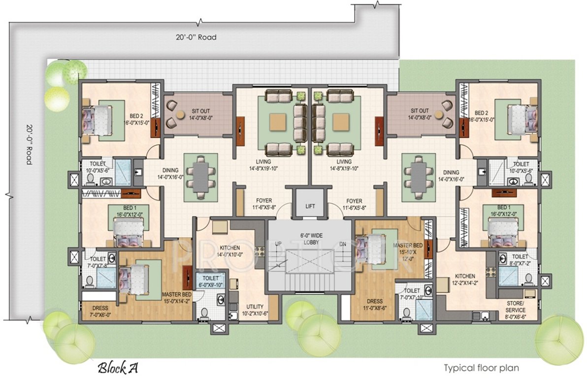Images for Cluster Plan of Shanti Melrose Park