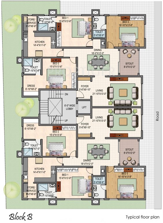 Images for Cluster Plan of Shanti Melrose Park