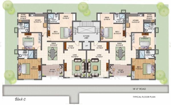 Images for Cluster Plan of Shanti Melrose Park
