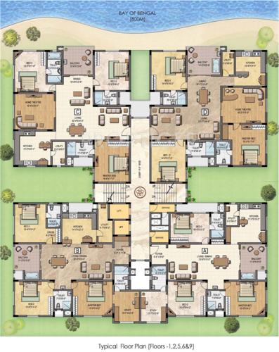Images for Cluster Plan of Shanti Presidential Towers