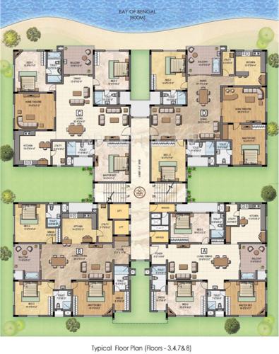 Images for Cluster Plan of Shanti Presidential Towers