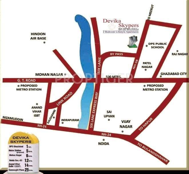  skypers tower 1 6 6a & 7 Location Plan