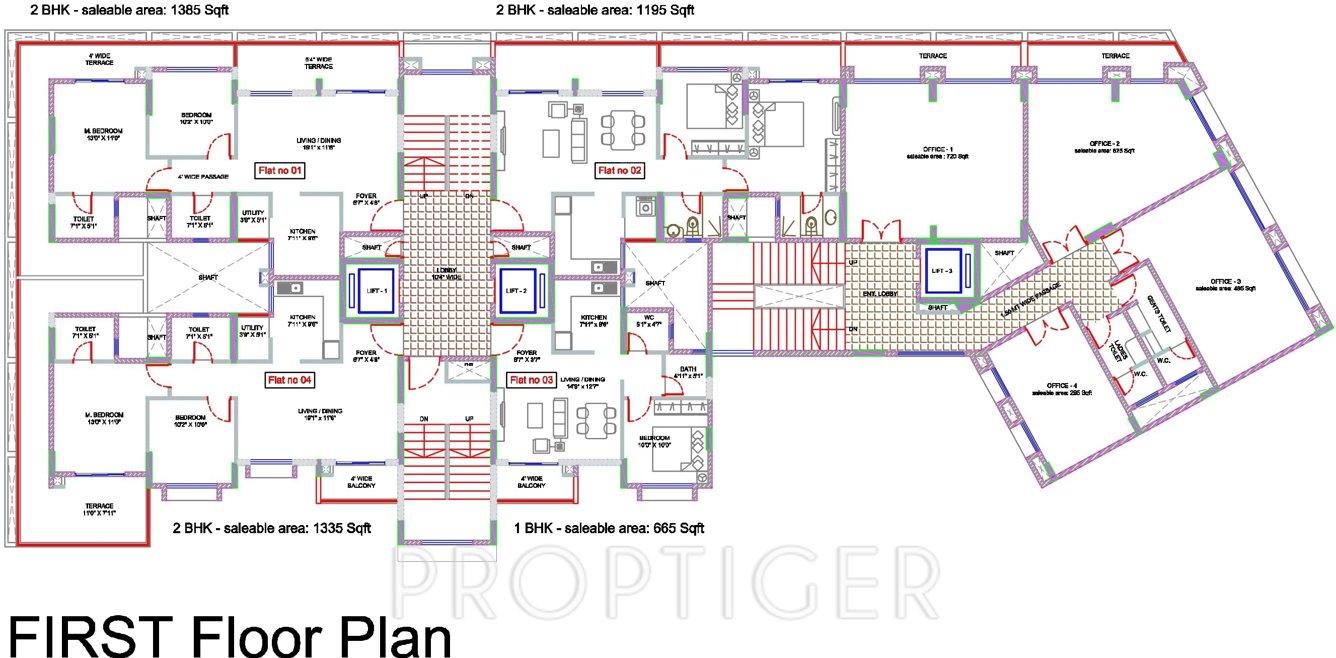 Images for Cluster Plan of Salarpuria Sattva H And M Royal