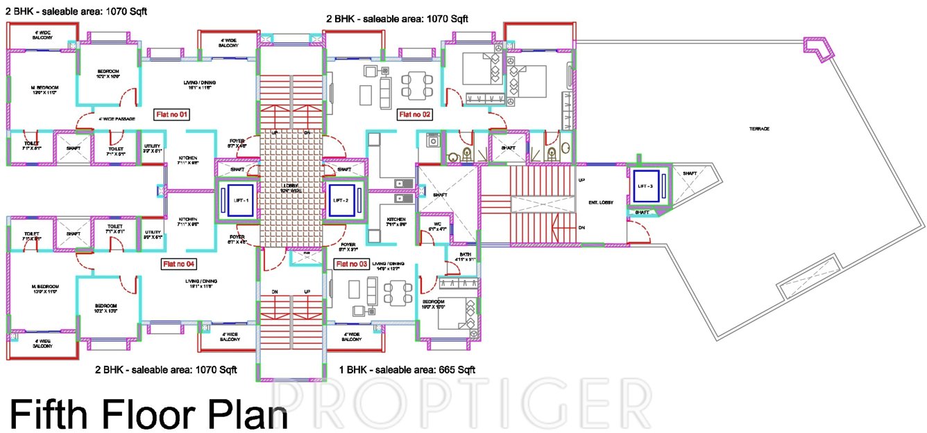 Images for Cluster Plan of Salarpuria Sattva H And M Royal