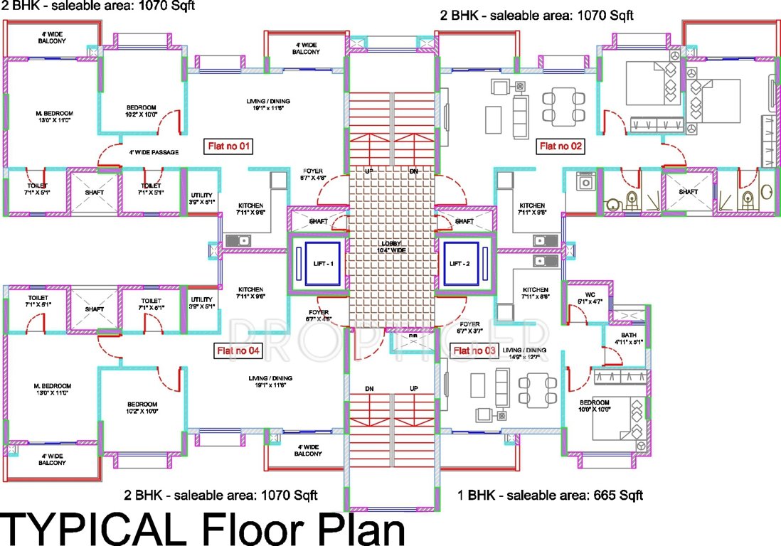 Images for Cluster Plan of Salarpuria Sattva H And M Royal