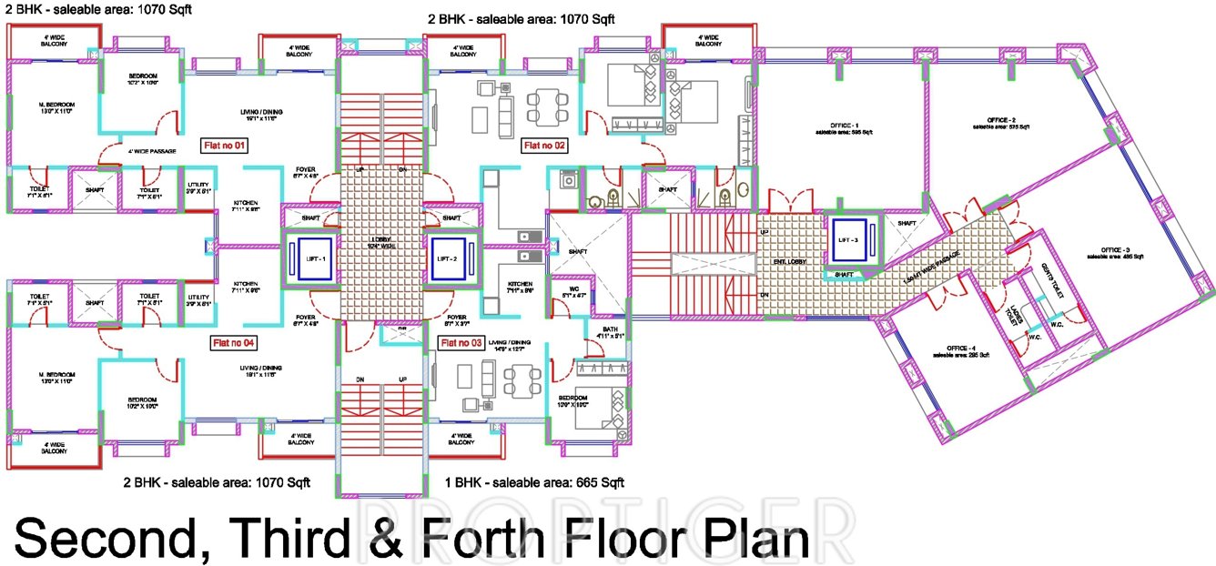 Images for Cluster Plan of Salarpuria Sattva H And M Royal