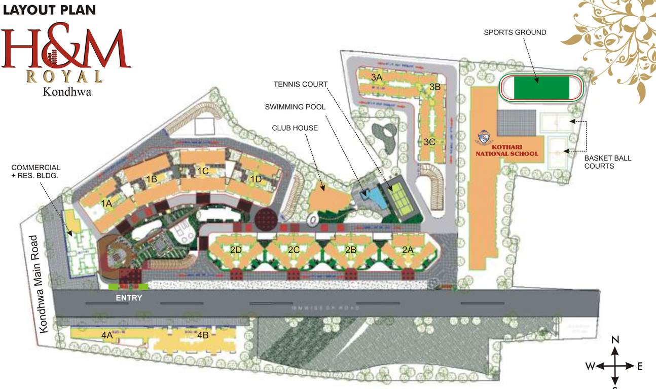  h and m royal Images for Layout Plan of Salarpuria Sattva H And M Royal