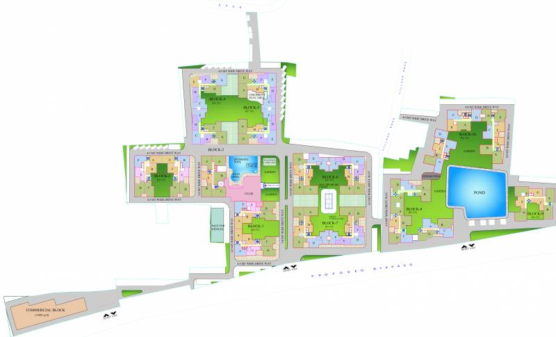 Images for Site Plan of Primarc Projects and Srijan Realty and Riya Group Southwinds