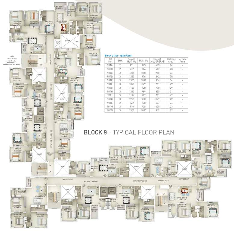 Images for Cluster Plan of Primarc Projects and Srijan Realty and Riya Group Southwinds