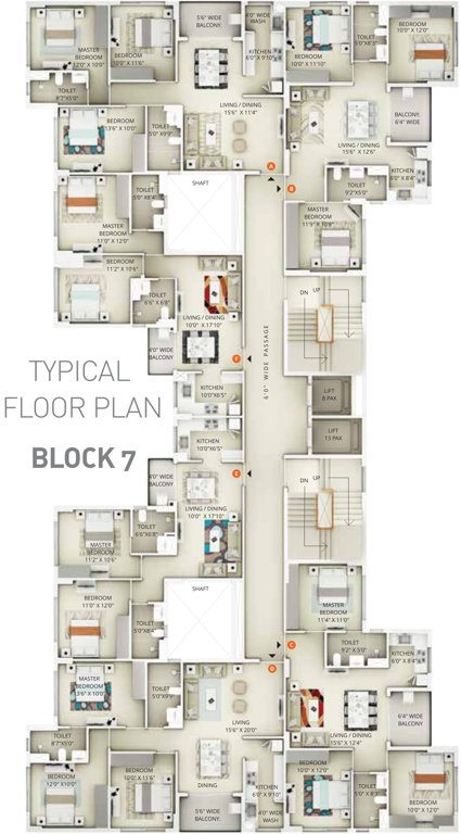 Images for Cluster Plan of Primarc Projects and Srijan Realty and Riya Group Southwinds
